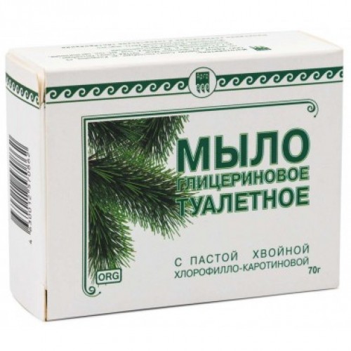 Купить Мыло туалетное глицериновое Фитолон с пастой хвойной хлорофилло-каротиновой  г. Белгород  